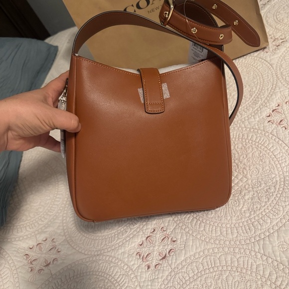 Coach Cognac Leather Bucket Shoulder Bag - Picture 6 of 6